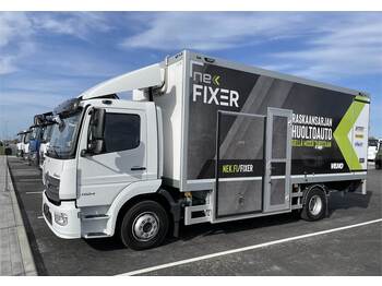 Грузовик с закрытым кузовом Mercedes-Benz Atego 1324L 4x2 Huoltoauto: фото 1