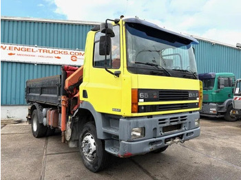 DAF 65 -180ATI 4x4 FULL STEEL 3-WAY KIPPER AND PALFINGER CRANE (EURO 2 / MANUAL GEARBOX / FULL STEEL SUSPENSION / ETC.) в лизинг DAF 65 -180ATI 4x4 FULL STEEL 3-WAY KIPPER AND PALFINGER CRANE (EURO 2 / MANUAL GEARBOX / FULL STEEL SUSPENSION / ETC.): фото 2
