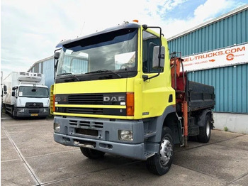 DAF 65 -180ATI 4x4 FULL STEEL 3-WAY KIPPER AND PALFINGER CRANE (EURO 2 / MANUAL GEARBOX / FULL STEEL SUSPENSION / ETC.) в лизинг DAF 65 -180ATI 4x4 FULL STEEL 3-WAY KIPPER AND PALFINGER CRANE (EURO 2 / MANUAL GEARBOX / FULL STEEL SUSPENSION / ETC.): фото 1