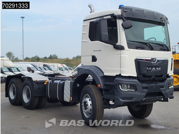 Новый Грузовик-шасси MAN TGS 40.400 6X4 NEW 6x4 chassis PTO Preparation Steelsuspension Big-Axle Automatic Euro 2: фото 3