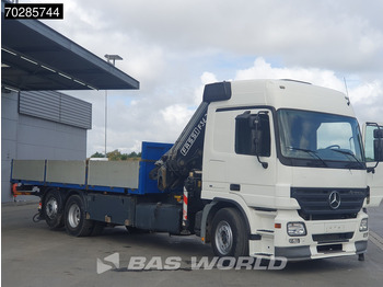 Грузовик бортовой/ Платформа, Автоманипулятор Mercedes-Benz Actros 2532 6X2 Fassi F330D3 Crane Kran Lift+steering Axle 3-Pedals Euro 3: фото 2