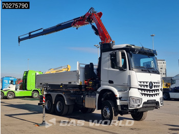 Новый Самосвал, Автоманипулятор Mercedes-Benz Arocs 3348 6X6 Full Steel Retarder Fassi 25T/M Crane Kran Euro 6: фото 3