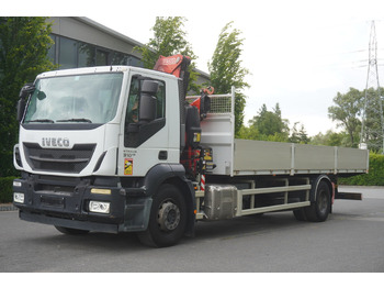 Грузовик бортовой/ Платформа, Автоманипулятор IVECO STRALIS 19.310 E6 / Flatbed 19 EPAL / FASSI F135 / 225 MTH! / 5.7 T: фото 3