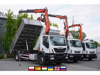 IVECO Stralis 310 E6 / NEW 3-sided tipper / Fassi F135 crane with remote control в лизинг IVECO Stralis 310 E6 / NEW 3-sided tipper / Fassi F135 crane with remote control: фото 1