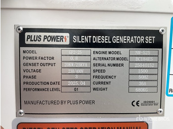 Электрогенератор PLUS POWER