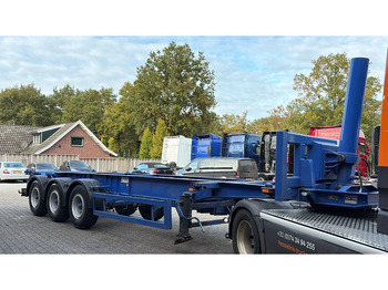 Полуприцеп-контейнеровоз/ Сменный кузов Hendricks 20ft container Kippchassis 24V hydraulic Self support!: фото 3