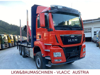 Лесовоз, Автоманипулятор MAN TGS Holztransporter mit Kran Palfinger MAN TGS 33.480 6x6Holztransporter mit Kran Palfinger: фото 2
