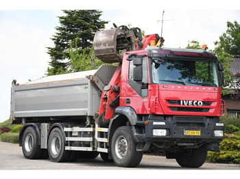 Самосвал, Автоманипулятор Iveco TRAKKER 450ps !!Z-KRAAN!!RADIO REMOTE!!3 SIDED TIPPER!!EURO5!! 10MM CHASSIS LIBIA!!: фото 3
