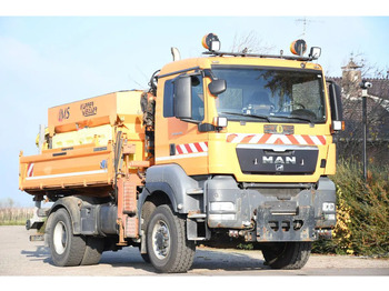 Самосвал, Автоманипулятор MAN TGS 18.320 4x4!! KRAN/!!!WINTERDIENST/DREISEITENKIPPER!!KOMMUNAL/KLIMA!!: фото 2