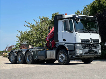 Крюковой мультилифт, Автоманипулятор Mercedes-Benz Arocs 3251 8x4 TRIPLE!!28TM KRAAN/HAAK!!EURO6!!TOP! ZERO EMISSIE 2030!!: фото 2