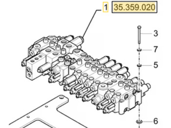 Гидравлический клапан CASE