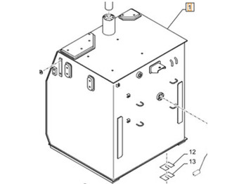 Топливный бак CASE