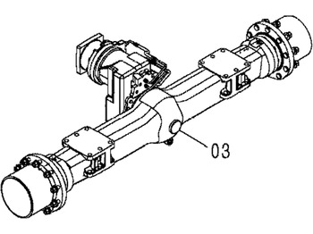 Задняя ось HITACHI