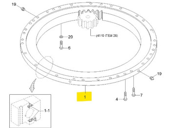 Поворотное кольцо HYUNDAI