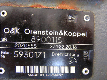 Гидравлический насос O&K