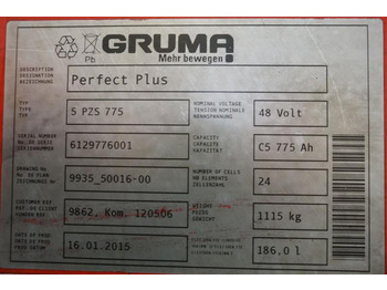 Аккумулятор GRUMA 48 Volt 5 PzS 775 Ah: фото 5