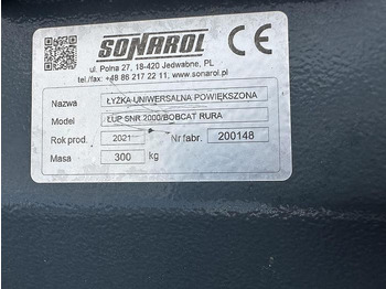 Новый Навесное оборудование Sonarol Schwergutschaufel 200 cm mit Bobcat Teleskoplader Aufnahme: фото 4