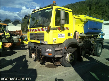 Грузовик MAN 18.280 TGM 4X4 , saleuse STRATOS B40K, lame acier, aileron déneigement: фото 3