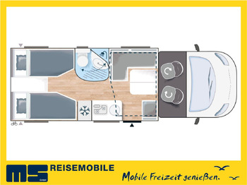 Полуинтегрированный автодом Chausson 627 GA TITANIUM -PREMIUM /EINZELBETTEN & HUBBETT: фото 2
