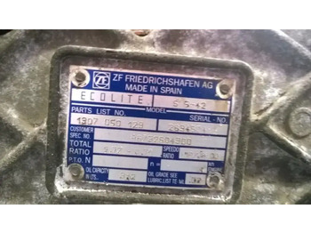 Коробка передач и запчасти для Грузовиков Mercedes-Benz Versnellingsbakbak ZF S5-42 Atego: фото 3