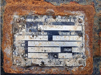 Запчасти Transmission 16 S 160: фото 3