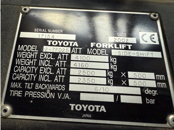 Электропогрузчик Chariot élévateur frontal électrique TOYOTA 02-7FD25: фото 3