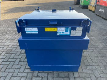 Резервуар для хранения Kiwa IBC Steenbergen 750 liter Dieseltank met handpomp: фото 2