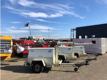 Осветительная мачта Terex Kubota Leroy Somer 7 kVA lichtmast aggregaat light tower: фото 2