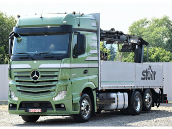 Автоманипулятор, Грузовик бортовой/ Платформа Mercedes-Benz Actros 2545 Pritsche 6,60m + ATLAS 125.2: фото 3