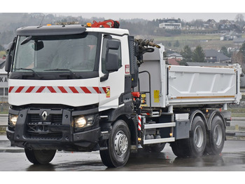 Автоманипулятор, Самосвал Renault C380 *KIPPER 5,10 m* FASSI F175A.0.22+FUNK /6x4: фото 5