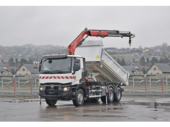 Автоманипулятор, Самосвал Renault C380 *KIPPER 5,10 m* FASSI F175A.0.22+FUNK /6x4: фото 2