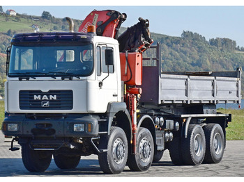 Самосвал, Автоманипулятор MAN 41.460 *FASSI F270AC.26 * 8x8 ! TOPZUSTAND: фото 3