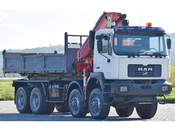 Самосвал, Автоманипулятор MAN 41.460 *FASSI F270AC.26 * 8x8 ! TOPZUSTAND: фото 4