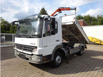 Mercedes-Benz Atego 818 - 3 way tipper+crane в лизинг Mercedes-Benz Atego 818 - 3 way tipper+crane: фото 1