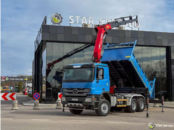Mercedes-Benz  ACTROS 3341 6x6 HMF 4220 K4 CRANE KIPPER в лизинг Mercedes-Benz  ACTROS 3341 6x6 HMF 4220 K4 CRANE KIPPER: фото 1