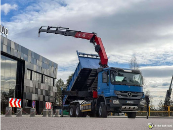 Mercedes-Benz  ACTROS 3341 6x6 HMF 4220 K4 CRANE KIPPER в лизинг Mercedes-Benz  ACTROS 3341 6x6 HMF 4220 K4 CRANE KIPPER: фото 3