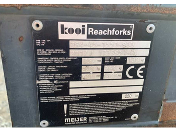 Стрела для Погрузочно-разгрузочной техники Kooi RG4-45-1550: фото 2