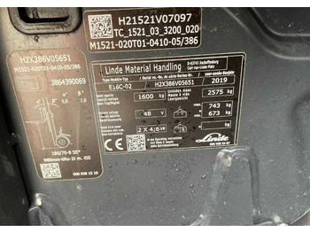 Электропогрузчик Linde E16C-02: фото 4