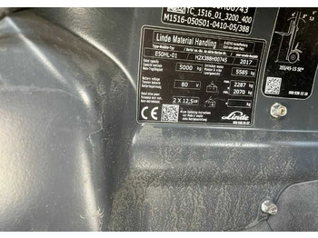 Электропогрузчик Linde E50HL-01: фото 4