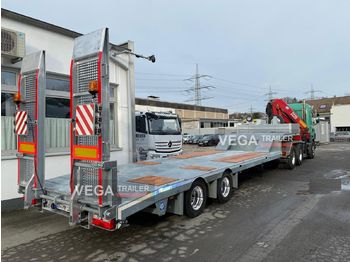 Низкорамный полуприцеп для транспортировки тяжёлой техники 2 Axle Lowloader: фото 3