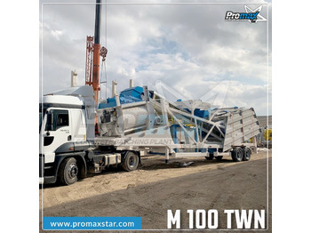 Новый Бетонный завод PROMAX MOBILE CONCRETE BATCHING PLANT M100-TWN (100m3/h): фото 5