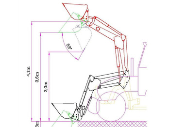 Фронтальный погрузчик для трактора Hydrometal front loader AT-40: фото 5 Фронтальный погрузчик для трактора Hydrometal front loader AT-40: фото 5