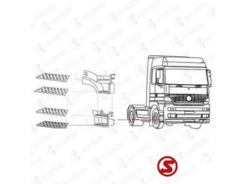 Новый Боковая подножка для Грузовиков Mercedes-Benz Trede actros mp1 - 2 - 3 mega space rechts: фото 2