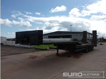 Низкорамный полуприцеп Dennison Tri Axle Stepframe Low Loader, Ramps: фото 1