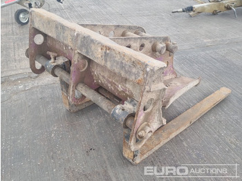 Погрузочно-разгрузочная техника Prodem Pallet Forks 50mm Pin to suit 6-8 Ton Excavator: фото 5
