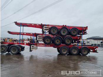 Полуприцеп бортовой/ Платформа SDC Tri Axle Sliding Skeletal Trailer (3 of): фото 2