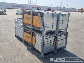 Строительное оборудование Unused 2025 KMY INDUSTRIAL Steel Grating (2 of), Stillage of Metal Fencing Posts: фото 3