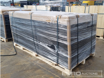Строительное оборудование Unused 8' x 4' Plastic Ground Protection Mats (52 of), Connectors (104 of): фото 4