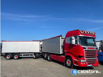 Самосвал Scania R450 LB6X2*4HNB Euro 6 - Year 2016 - RETARDER - ALUMINIUM kipper + FLOOR  kipper aanhangwagen - Good Condition !!: фото 4