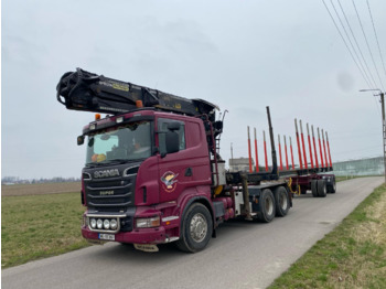 Лесовоз, Автоманипулятор SCANIA R500: фото 1
